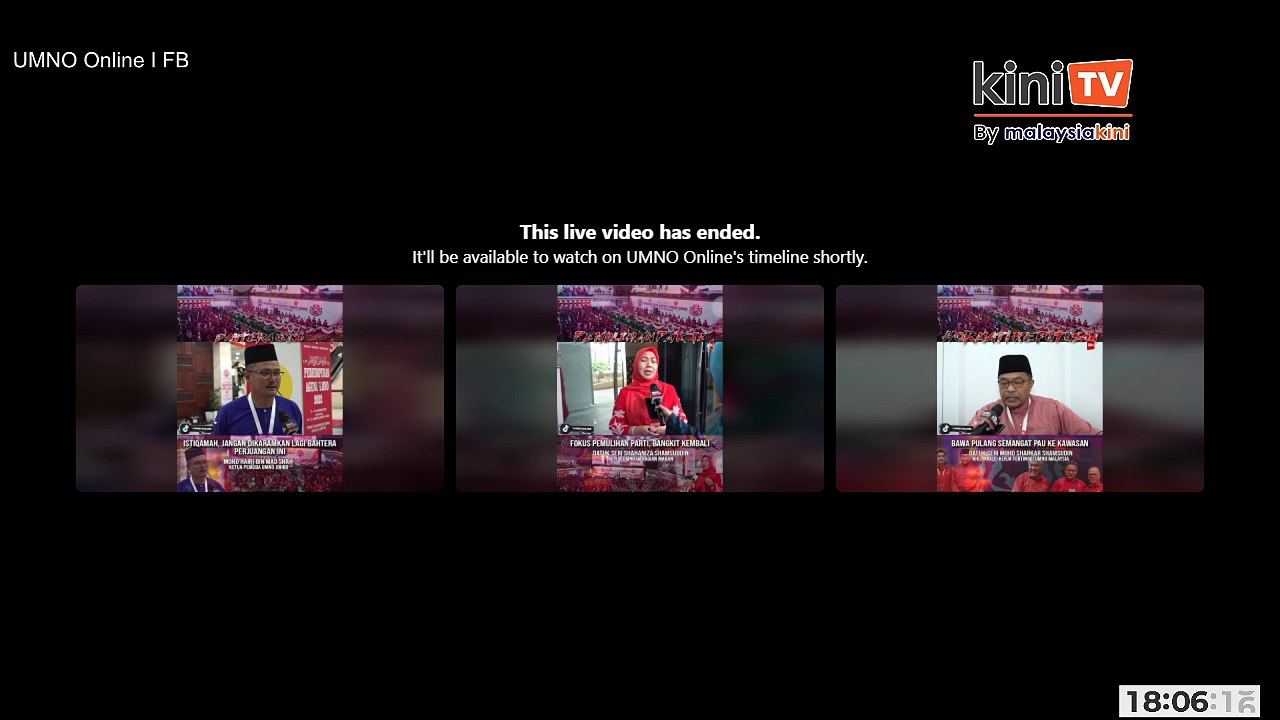 LIVE: Umno AGM winding up speeches by top leaders