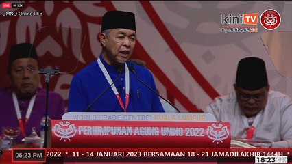 LIVE: Umno AGM winding up speeches by top leaders