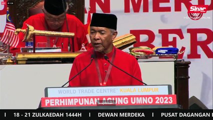 Скачать видео: [LIVE] Ucapan Dasar Presiden UMNO, Datuk Seri Dr Ahmad Zahid Hamidi