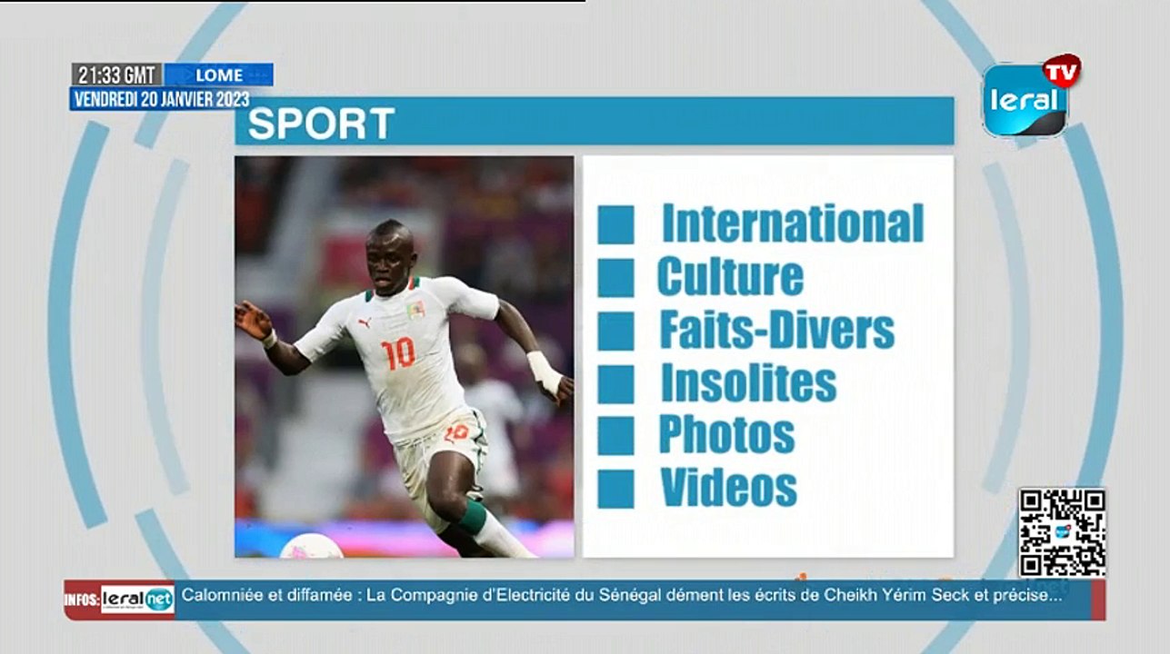 QUOI DE 9 ? LES INFOS 21H GMT - CE 20/01/ 2023- PR: FATIMA MANE #LERALTV