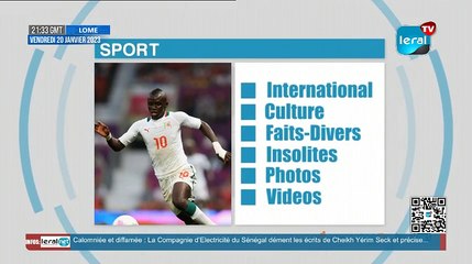 QUOI DE 9 ? LES INFOS 21H GMT - CE 20/01/ 2023- PR: FATIMA MANE #LERALTV