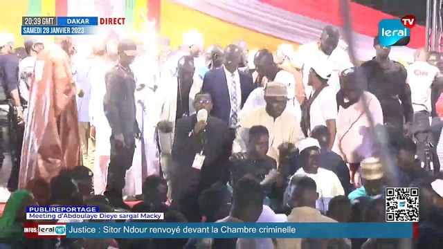 Grand Meeting d’Abdoulaye Dieye sargal Macky
