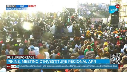 DIRECT PIKINE: Meeting d'investiture régional APR
