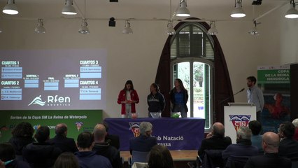 PRESENTACIÓN Y SORTEO COPA DE SM LA REINA IBERDROLA DE WATERPOLO
