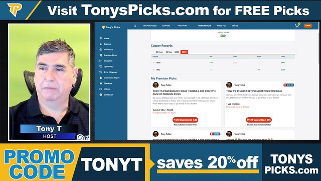 Game Day Picks Show Live Expert NHL NCAAB Picks - Predictions, Tonys Picks 2/10/2023