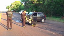 Posadas | Choque en cadena sobre la avenida Quaranta involucró a cinco autos.