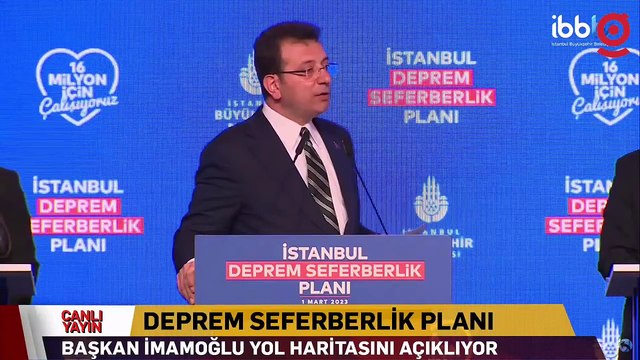 Ekrem İmamoğlu, İstanbul Deprem Seferberlik Planı’nı açıklıyor #canlı #deprem #imamoğlu #ibb