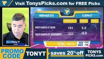 Game Day Picks Show Live Expert NCAAB Picks - Predictions, Tonys Picks 3/6/2023