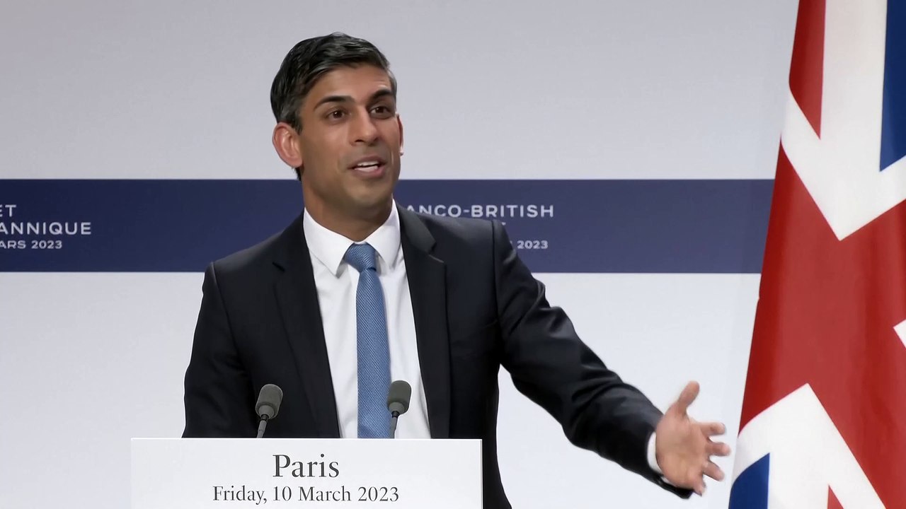 Sunak Macron Conference