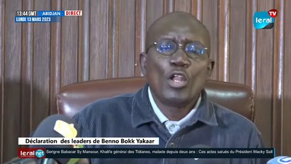 Direct-Live : La déclaration importante des leaders de Benno Bokk Yakaar