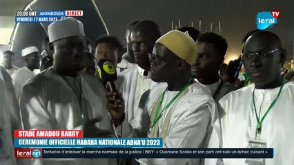 DIRECT -STADE AMADOU BARRY - CEREMONIE OFFICIELLE HADARA NATIONALE ABNA'U 2023