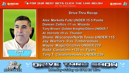 Live Free NBA NCAAB NHL Picks Drive Thru Show 3-28-2023