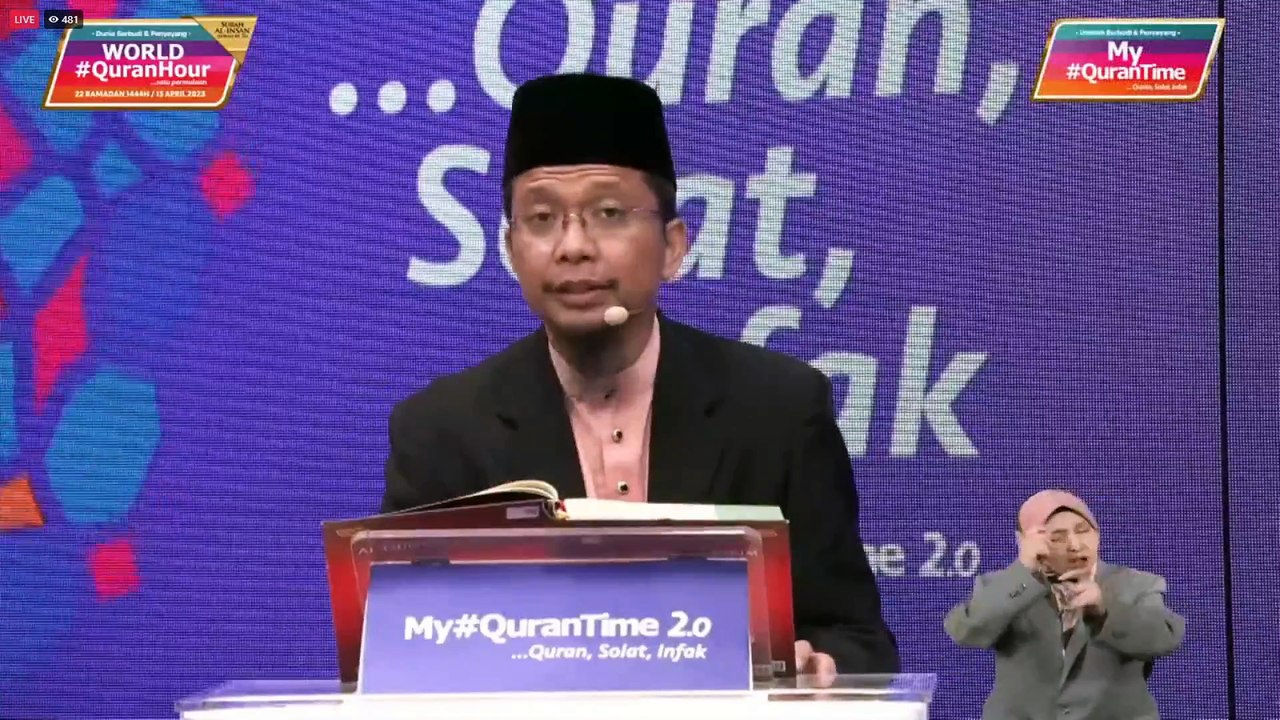 Episod 109 My #QuranTime 2.0 Sabtu 1 April 2023 Sesi Ulang Kaji Halaman 31-32 Bersama Tokoh Ilmuan   My #QuranTime #QuranSolatInfak World #QuranHour