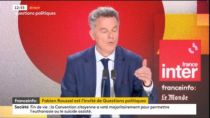 Fabien Roussel invité de Questions politiques - France inter, Le monde