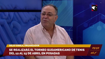 Se realizará el Torneo Sudamericano de Tenis del 12 al 15 de abril en Posadas