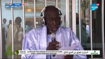 En Direct Résidence Cheikhoul Khadim TOUBA: « Al Mashrabu'c Çâfî » Ramadan 1444h: Kurel HT