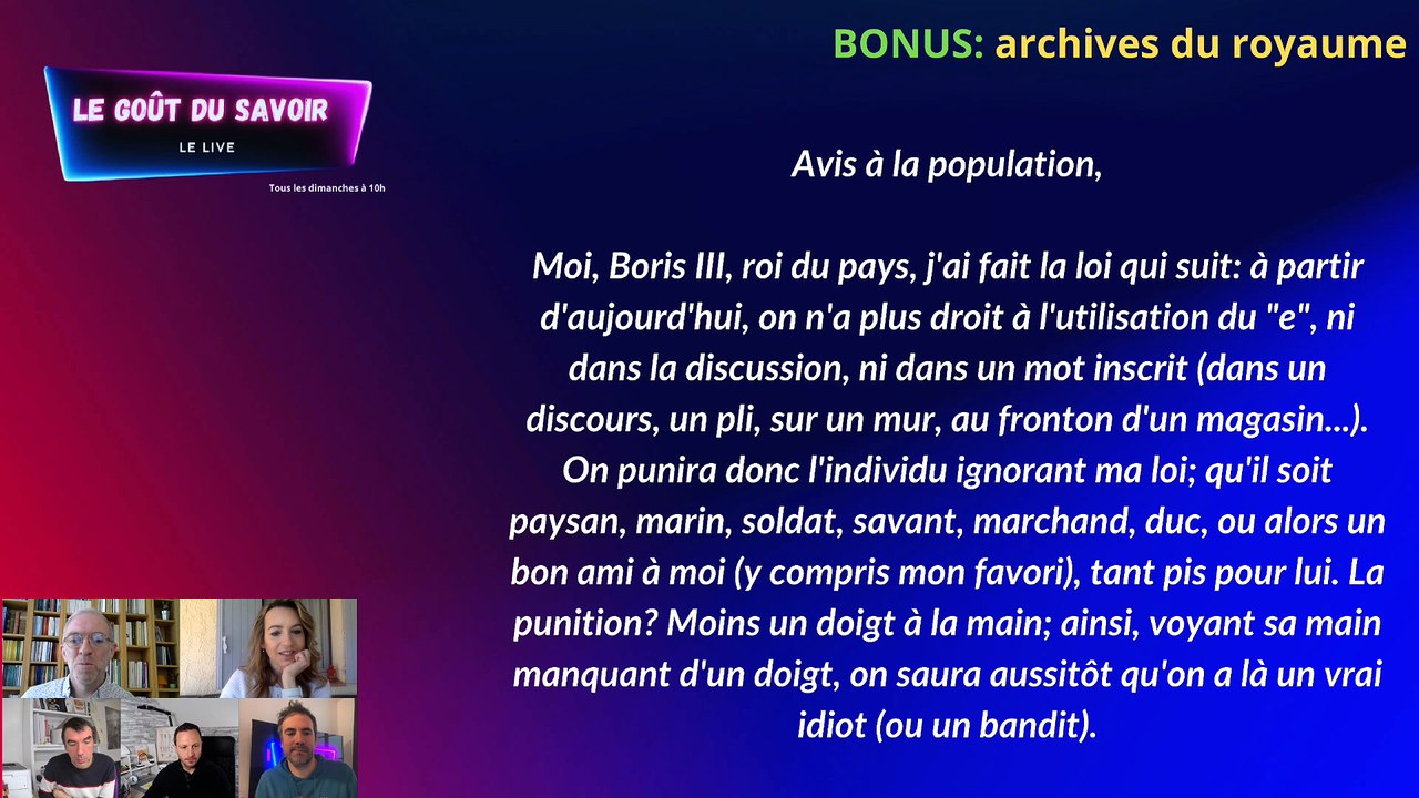 Le Gout du Savoir S01e14