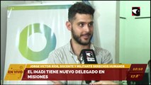 El INADI tiene nuevo delegado en Misiones: Jorge Víctor Ríos, docente y militante por los derechos humanos