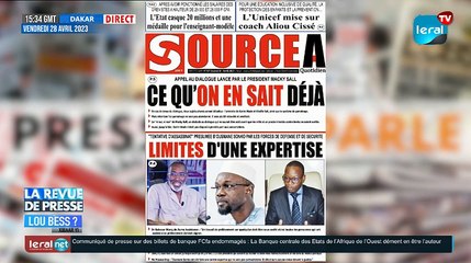 LU BESS ?XIBAAR YI 15H GMT - CE 28/04/ 2023 - PR: FATIMA MANE  #LERALTV