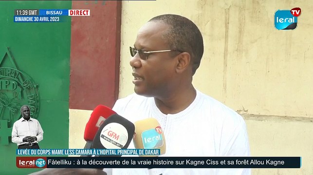 Levée du corps Mame Less Camara à l'hopital principal de dakar