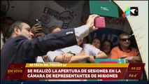 Inicio de sesiones en la Cámara de Representantes de Misiones