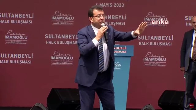 Ekrem İmamoğlu Sultanbeyli Halk Buluşması'nda konuşuyor #canlı