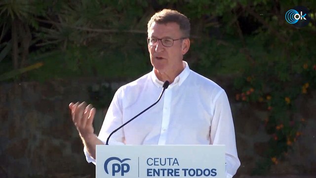 DIRECTO| Alberto Núñez Feijóo y Juan Jesús Vivas intervienen en un acto en Ceuta
