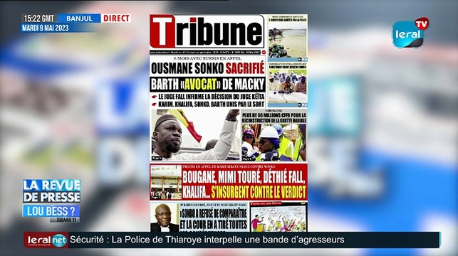 LU BESS ?XIBAAR YI 15H GMT - CE 09/05/ 2023 - PR: PAPE MAGUETTE BA#LERALTV