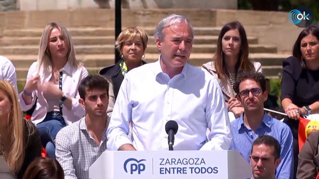 DIRECTO: Feijóo, Azcón y Chueca intervienen en un mitin en Zaragoza