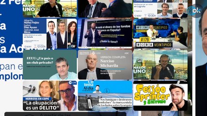 DIRECTO: Feijóo, Javier García y Carlos García Adanero intervienen en un mitin en Pamplona