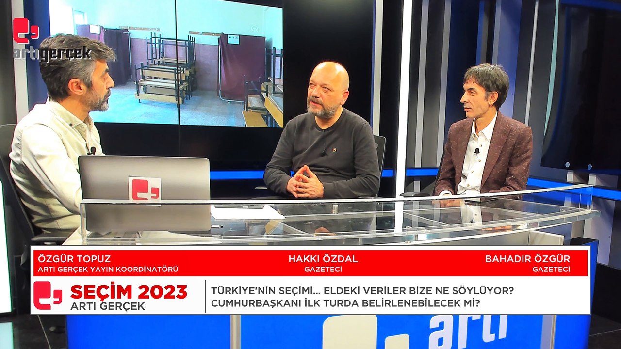 Seçimin nabzı Artı Gerçek'te tutuluyor... Özgür Topuz soruyor, Hakkı Özdal ve Bahadır Özgür yanıtlıyor
