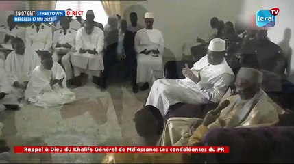 DÉCÈS KHALIFE GÉNÉRAL NDIASSANE : CONDOLÉANCES DU PRESIDENT DE LA RÉPUBLIQUE - MERCREDI 17 MAI 2023