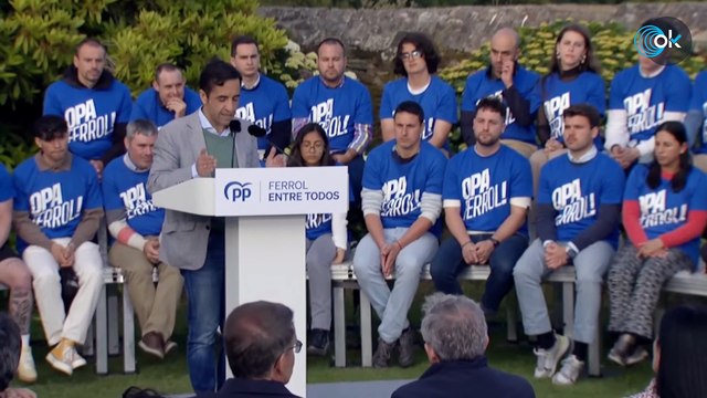 DIRECTO| Feijóo, Alfonso Rueda y José Manuel Rey Varela participan en un mitin en Ferrol