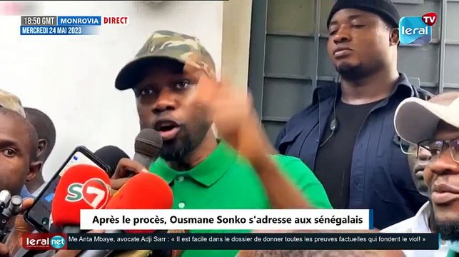 Direct - Ziguinchor : Après le procès, Ousmane Sonko s'adresse aux sénégalais
