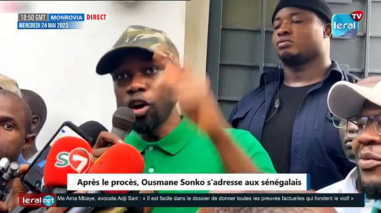 Direct - Ziguinchor : Après le procès, Ousmane Sonko s'adresse aux sénégalais