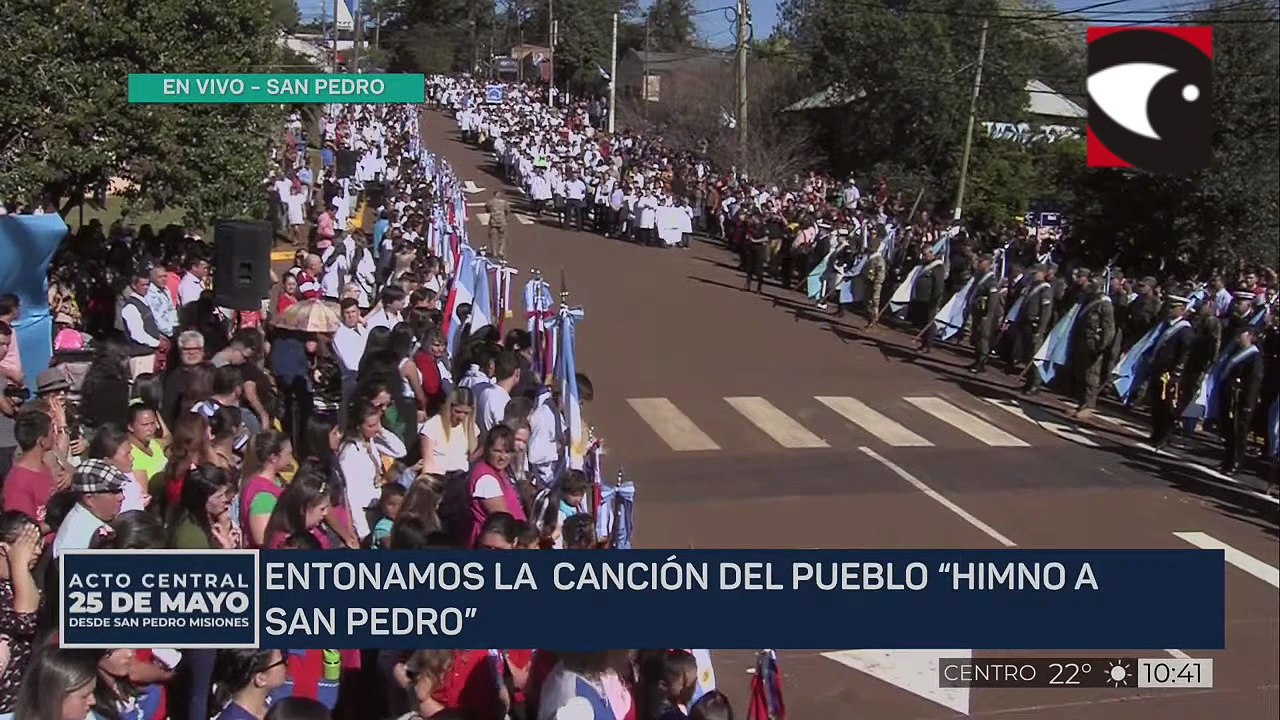 Acto central por el 25 de Mayo en el Barrio Ita...
