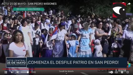 Acto central por el 25 de Mayo en San Pedro