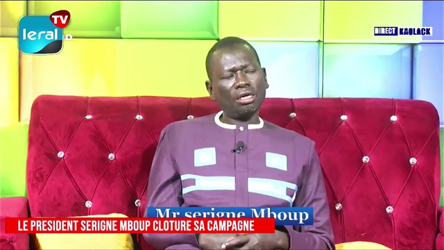 MEETING DE CLOTURE: SERIGNE MBOUP EN DIRECT