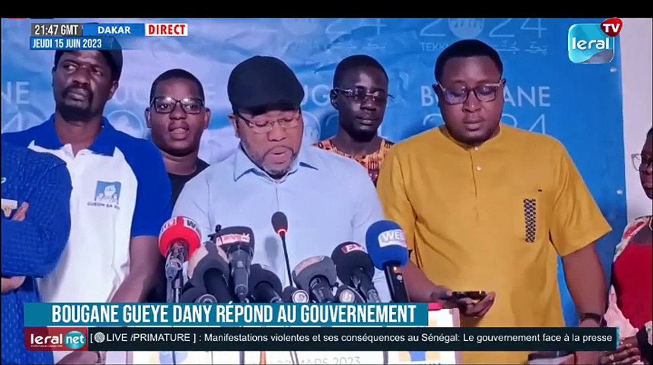 Urgent: Bougane Gueye Dany répond au gouvernement
