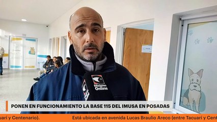 Ponen en funcionamiento la base 115 del IMuSA en Posadas