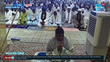 Prière Vendredi Massalikoul Djinane du 16/06/2023