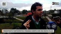 PRESUPUESTO PARTICIPATIVO: POSADAS CUENTA CON UNA NUEVA PLAZA