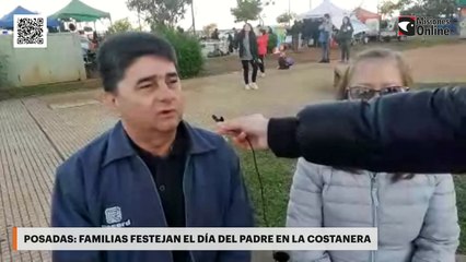 Familias festejan el Día del Padre en Posadas