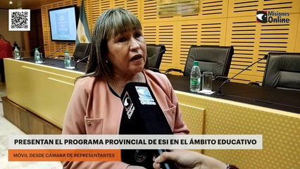 Presentan el programa provincial de ESI en el ámbito educativo
