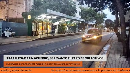 Tras llegar a un acuerdo, se levantó el paro de colectivos