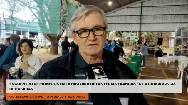 Encuentro de pioneros en la historia de las Ferias Francas en la chacra 32-33 de Posadas