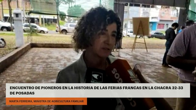 Encuentro de pioneros en la historia de las Ferias Francas en la chacra 32-33 de Posadas