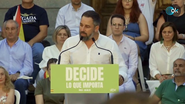 DIRECTO| Acto de precampaña de VOX en Ávila con la intervención del presidente nacional y candidato a la presidencia del Gobierno, Santiago Abascal