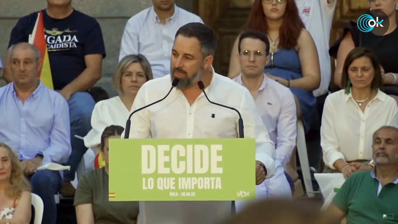 DIRECTO| Acto de precampaña de VOX en Ávila con...