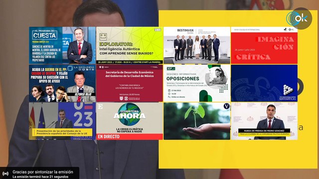 DIRECTO: Pedro Sánchez comparece ante los medios junto al presidente de Ucrania